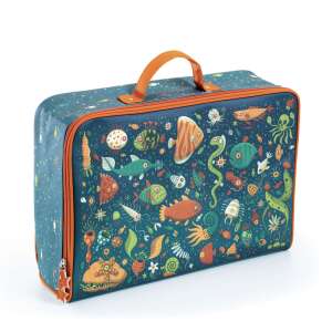 Trendi kis bőrönd - Vicces halak - Fishes suitcase | Djeco 76150565 Gyerek bőröndök