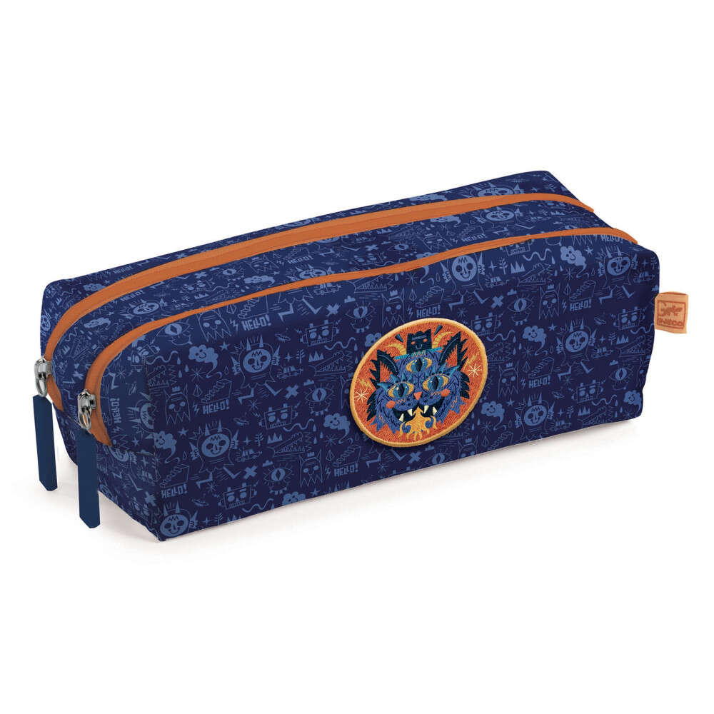 Monster Pencil Case with Two Compartments - Djeco