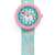 Djeco Horse Watch, pink watch with green strap, unicorn design, for kids