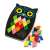 Djeco Mosa Boo Owl Mosaic Puzzle, wooden puzzle for kids, colorful mosaic tiles, owl shaped board
