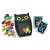 Djeco Moza Boo wooden mosaic puzzle owl shaped game, 57 pieces, 10 cards, for kids ages 3+