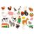 Djeco Farmix Magnetic Puzzle Pieces - Farm Animals and Accessories