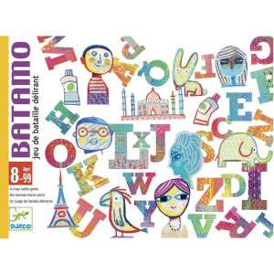 Djeco Batamo letter matching card game for kids ages 8 to 99 - Card Game