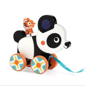 Húzható játék - Vili a panda - Billie | Djeco 76155016 Tolható, húzható játékok