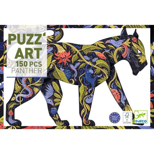 Művész puzzle - Fekete párcuc - Panther | Djeco