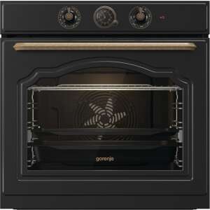 Gorenje Classico Design Einbaubackofen BOS67372CLB Schwarz