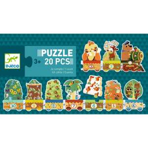 Puzzle Djeco Invat sa numar 76158356 Puzzle pentru copii
