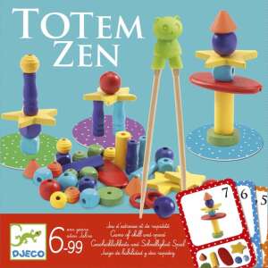 Кутия за игра Djeco Totem Zen, игра за умения и скорост за 2-4 играчи, от 6 години - Настолна игра и Маса за джаги и аксесоари