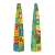 Djeco 10 My Friends Blocks stacking tower, two towers of colorful wooden blocks with animal and number designs, great for learning and building