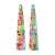 Djeco 10 My Friends Blocks stacking tower, two towers of colorful wooden blocks with animal and number designs, great for learning and building