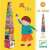Djeco 10 My Friends Blocks stacking tower, colorful wooden blocks with animal and number designs, great for learning and building