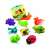 Djeco Little Memo memory game with garden animal figurines