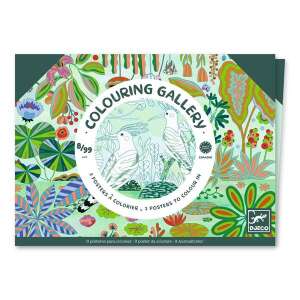 Művészeti műhely - Vadon színezők mappa - Wilderness | Djeco 76159221 Foglalkoztató füzet, kifestő-színező
