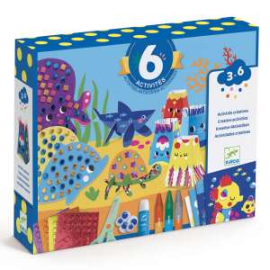 Djeco Seaside Delights Creative Workshop box, 6 activities for kids ages 3-6 - Djeco Creative Toy