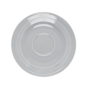 Felülnézet egy szürke Ambition Linea csészealjról, 15.5 cm. - Teáscsésze