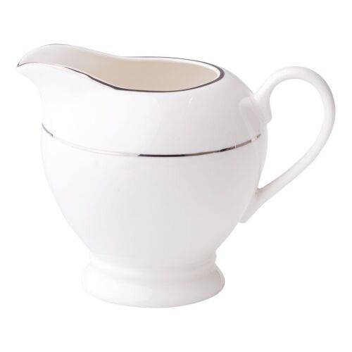 Ambition Aura Silver Porcelán Tejkrémes, Elegáns Kiöntő - Kávés és teás készlet