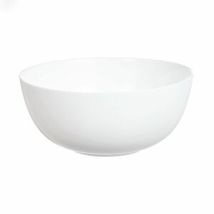 Luminarc Diwali Fehér Salátástál - 21cm Edzett Üveg Tál - Luminarc