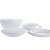 Arcopal Zelie fehér salátás tál, 18 cm, a kollekció többi darabjával