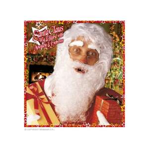 Weihnachtsmann-Set: Perücke, Bart, Schnurrbart, Augenbraunen 76186351 - Nonbrand Costume de Moș Crăciun