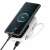 Baseus Qpow Pro Powerbank USB-C kábellel USB-C 2xUSB 20000mAh 20W fehér (PPQD060202) 76191010