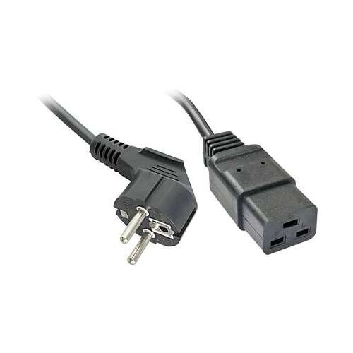 Lindy 2m földelt dugóval ellátott IEC C19 tápkábel - Kábel