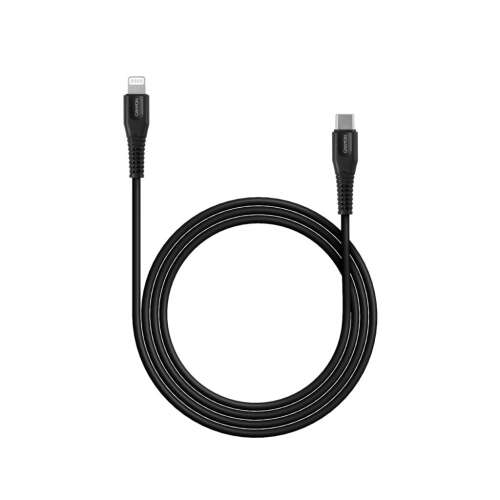 Canyon CNS-MFIC4B USB Type-C - Lightning töltő-/adatkábel, 1.2m fekete