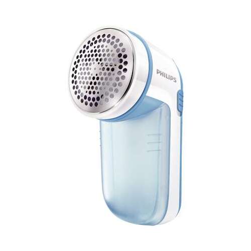 Golarka do tkanin Philips GC026/00, usuwa kłaczki i fuzz z ubrań, zasilana bateriami, turkusowa