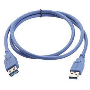 USB 3.0 kábel [1x USB 3.0 dugó A - 1x USB 3.0 alj A] 2 m kék Manhattan 756602 76194259 