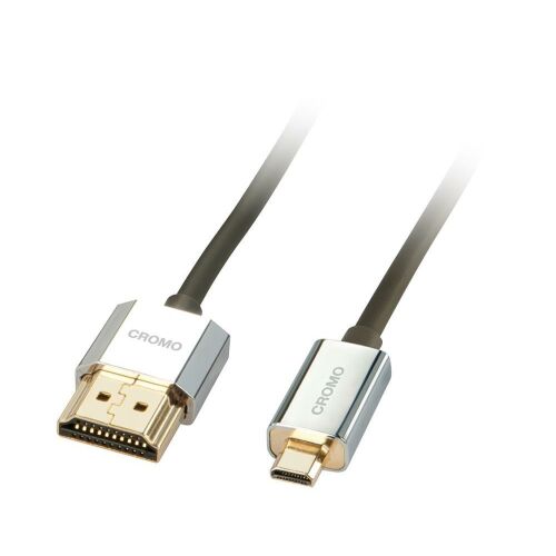 LINDY CROMO HDMI към Micro HDMI кабел, 1 метър, високоскоростен с Ethernet