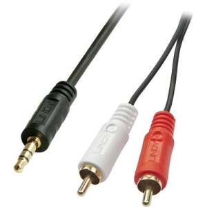 Kabel audio LINDY RCA na Jack 3.5mm, 20m, Czarny - Kabel Lightning