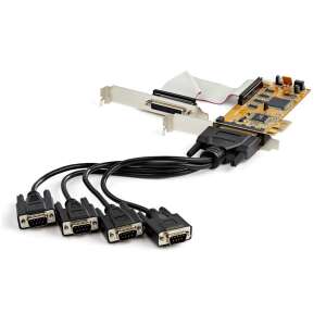 StarTech.com 8 Soros Port PCIe bővítő kártya 4 Soros fejléces konzollal, PEX8S1050LP - Startech
