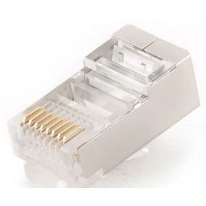 GEMBIRD PLUG5SP/10 Mufă de rețea Gembird RJ45 (10 buc) FTP, cat. 5e, 8P8C, 30U, pentru fire și cabluri 133808560 - Gembird
