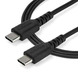StarTech.com USB-C - USB-C adat- és töltőkábel, 2m, fekete - USB kábel