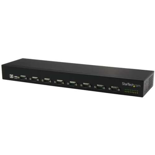 StarTech.com 8 portos USB-sorozat átalakító hub, fekete, ICUSB23208FD