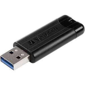 Verbatim PinStripe 64GB USB 3.0 pendrive, fekete - Pendrive
