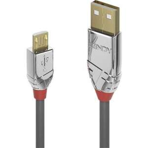Kabel USB 2.0 Lindy A do Micro-B, 2m, szary - Kabel USB