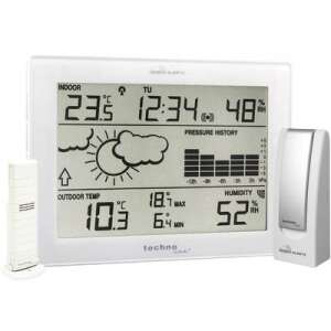 TechnoLine Mobile Alerts weather station with indoor and outdoor temperature, humidity, and pressure readings - Weather Station