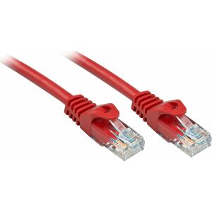 Lindy RJ-45/RJ-45 Cat6 0.5m cabluri de rețea Roşu 0,5 m U/UTP (UTP) (48181) 134124762 - Cabluri UTP