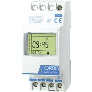 ORBIS Zeitschalttechnik DATA MICRO + 230V Kalapsínes időkapcsoló óra Digitális 250 V/AC 76205429 