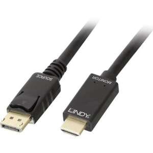 LINDY DisplayPort to HDMI cable, 3 meter, black, 4K resolution - Computers and Accessory
