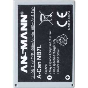 Ansmann NB-7L Canon Kamera Akku - 7.4V 900mAh