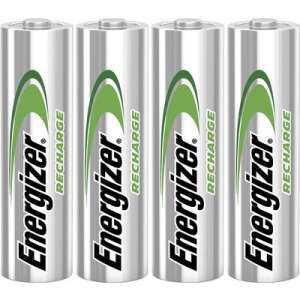 4er Pack Energizer Recharge AA NiMH wiederaufladbare Batterien, 1300 mAh - RC-Modell-Batterien