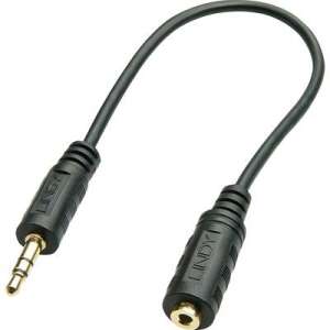Lindy Kabel adaptera audio Jack 3,5 mm do 2,5 mm, Czarny, 20 cm - Kabel