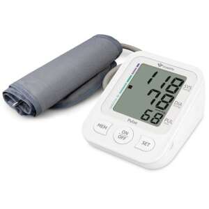 TrueLife Pulse digital blood pressure monitor with cuff, showing the device and cuff separately on a white background - Blood pressure monitor