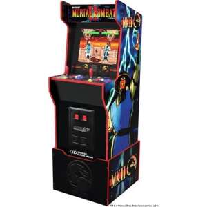 Вертикална конзола ARCADE1UP, 14 игри, Mortal Kombat™ II Deluxe Edition, H 155 см, 2 играча, онлайн игра, Marquee осветление, оригинална графика, 17-инчов дисплей,... 76210761 - Конзола за игри