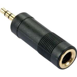 LINDY Adapter audio Jack 3,5 mm do 6,35 mm, czarny - Kabel