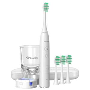 TrueLife GL UV Elektromos fogkefe indukciós pohártöltővel, fehér - Elektromos fogkefe