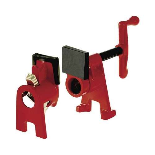 Zaciskacz rurkowy Bessey BPC-H12, czerwony, 40 mm cofnięcie, do rur stalowych DN 15/R1/2"