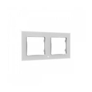 Shelly Wall Frame 2-es fehér fali kapcsolókeret - Shelly