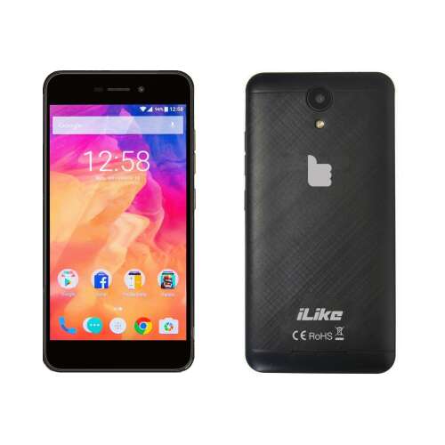 iLike X5 Lite Mobiltelefon, Kártyafüggetlen, Dual SIM, 8GB, Fekete